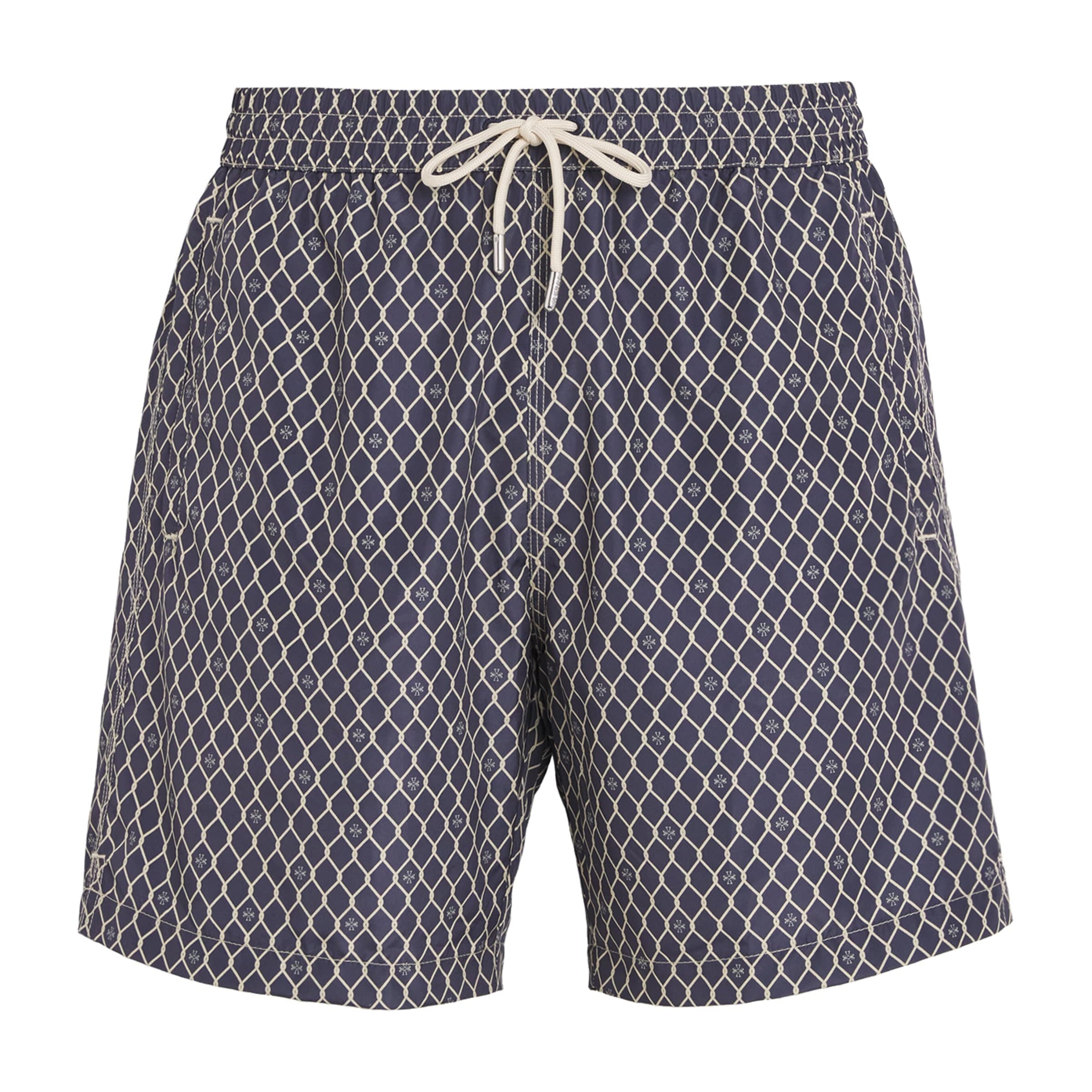 JACOB COHËN Diamond Print Bermuda Swim Shorts
