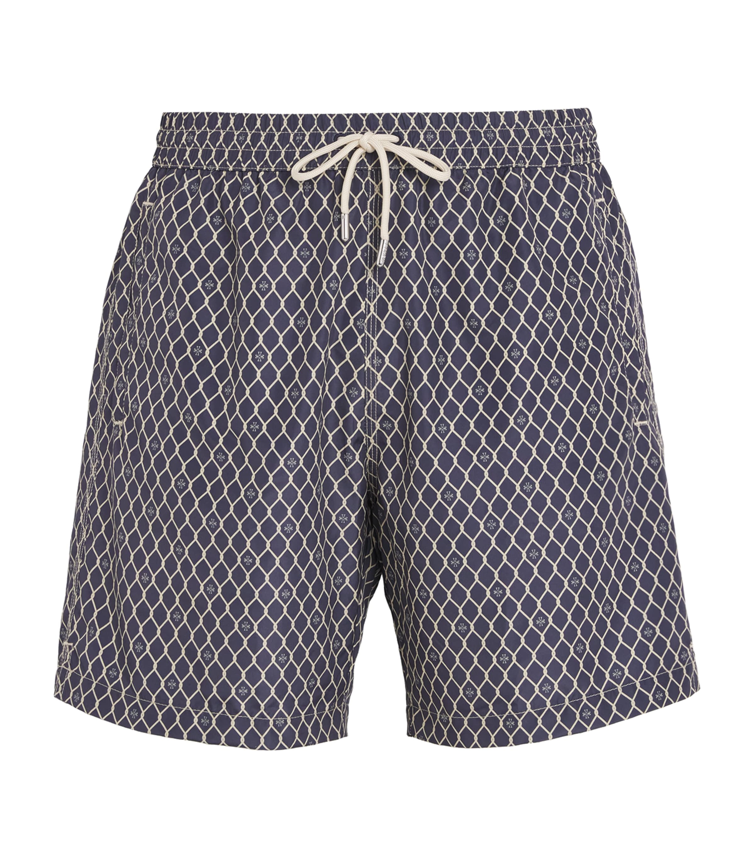 JACOB COHËN Diamond Print Bermuda Swim Shorts