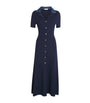 Sandro Paris Blue Knitted Midi Dress