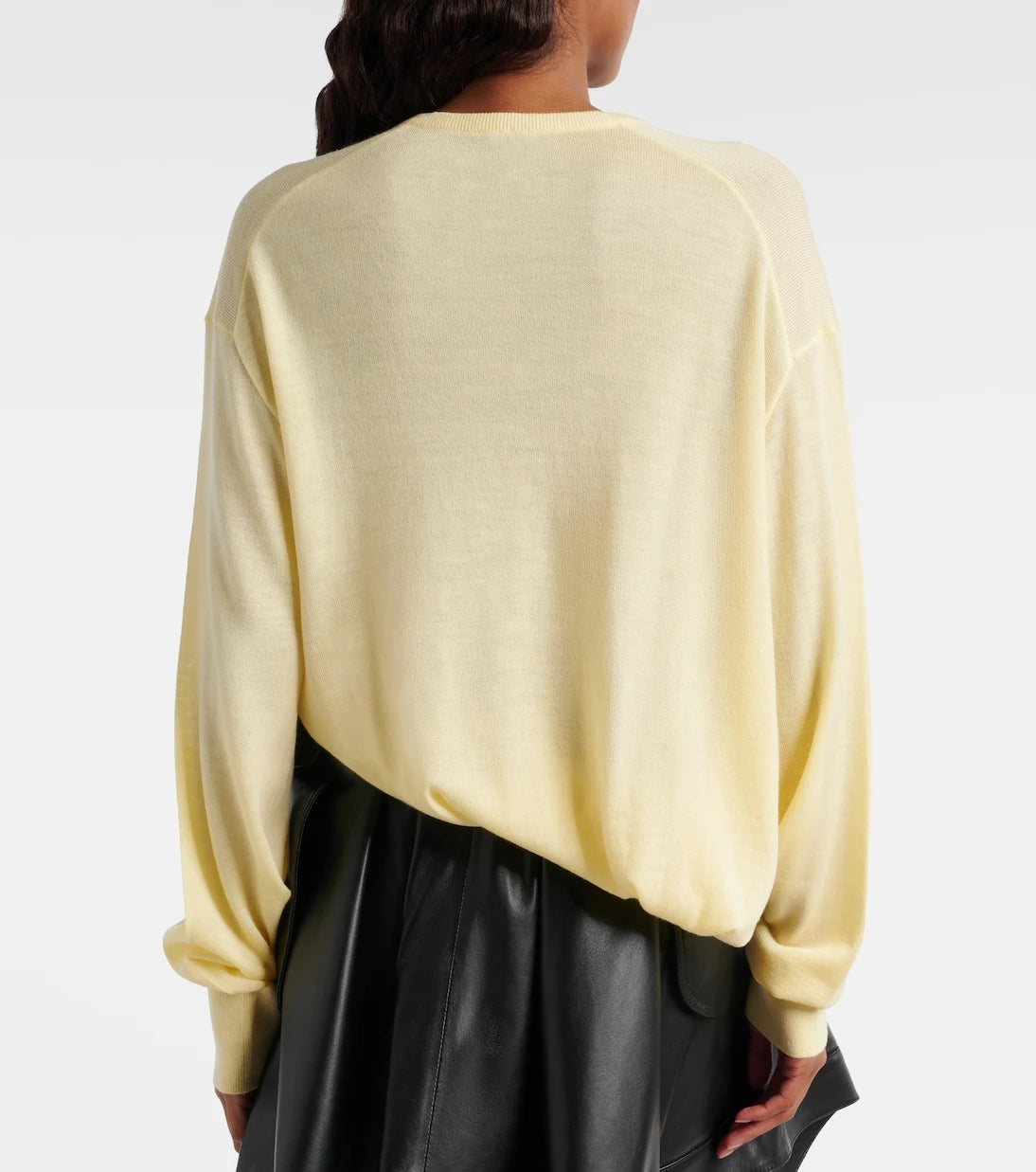 Loewe - Double L asymmetric wool sweater