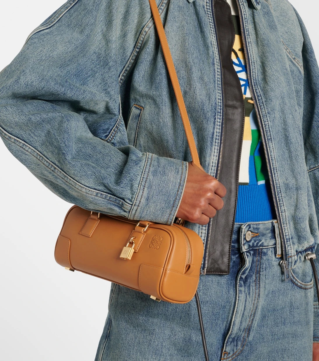 Loewe - حقيبة يد أمازونا 23 جلدية