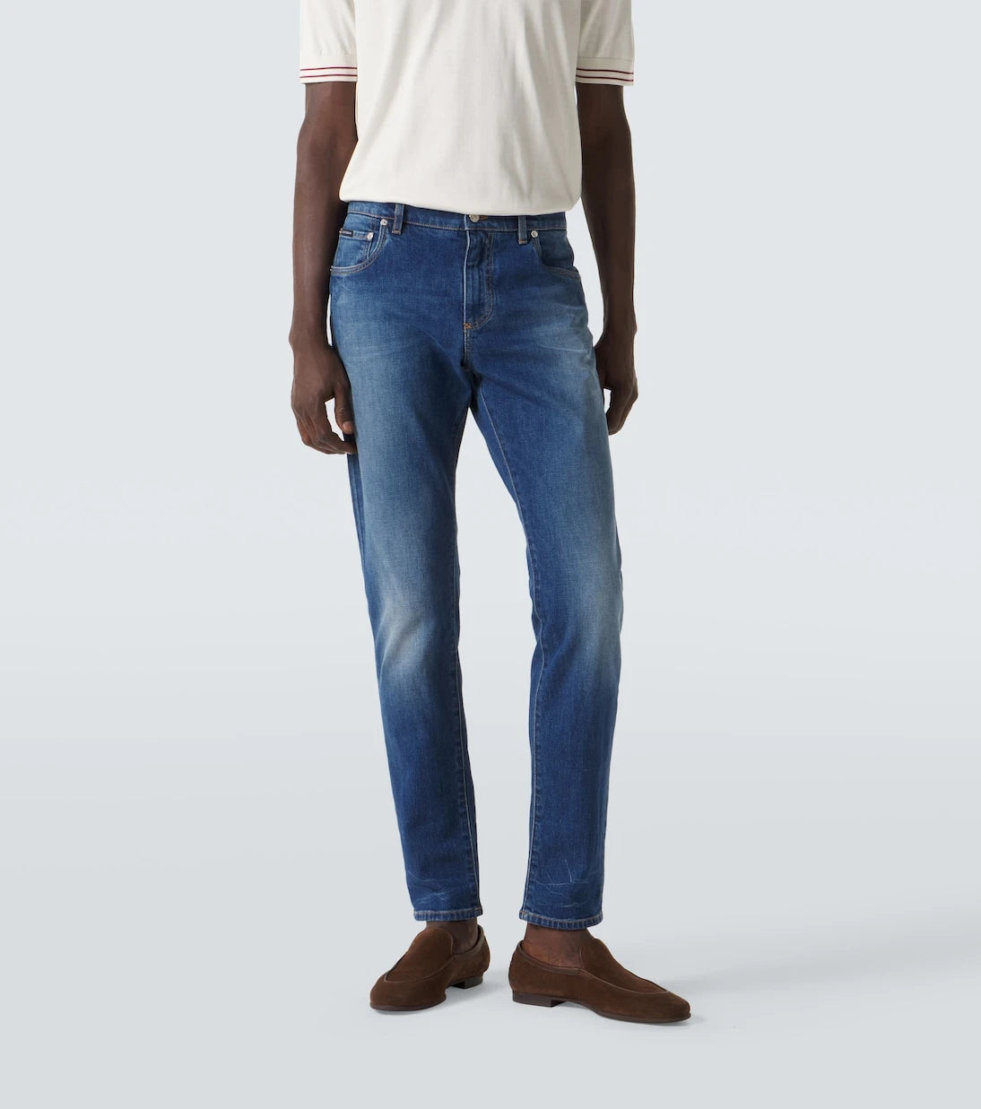 Dolce&Gabbana - Mid-rise slim jeans