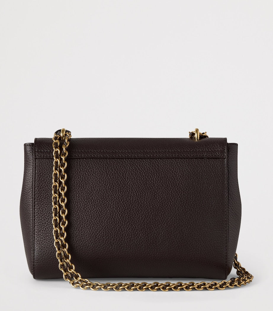 Mulberry Black Small Leather Lily Shoulder Bag