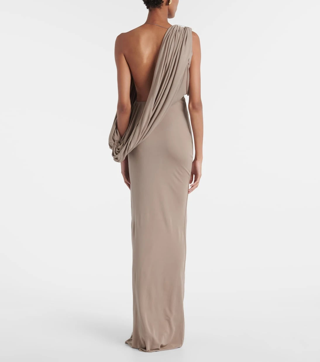 Christopher Esber - Aiba draped one-shoulder jersey gown