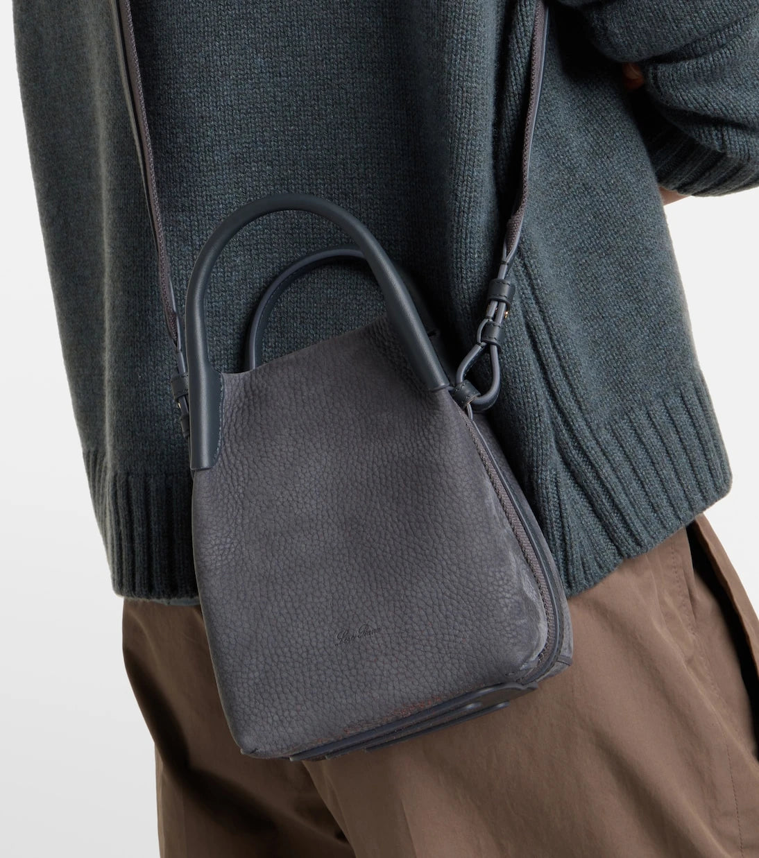 Loro Piana - Bale Micro leather bucket bag