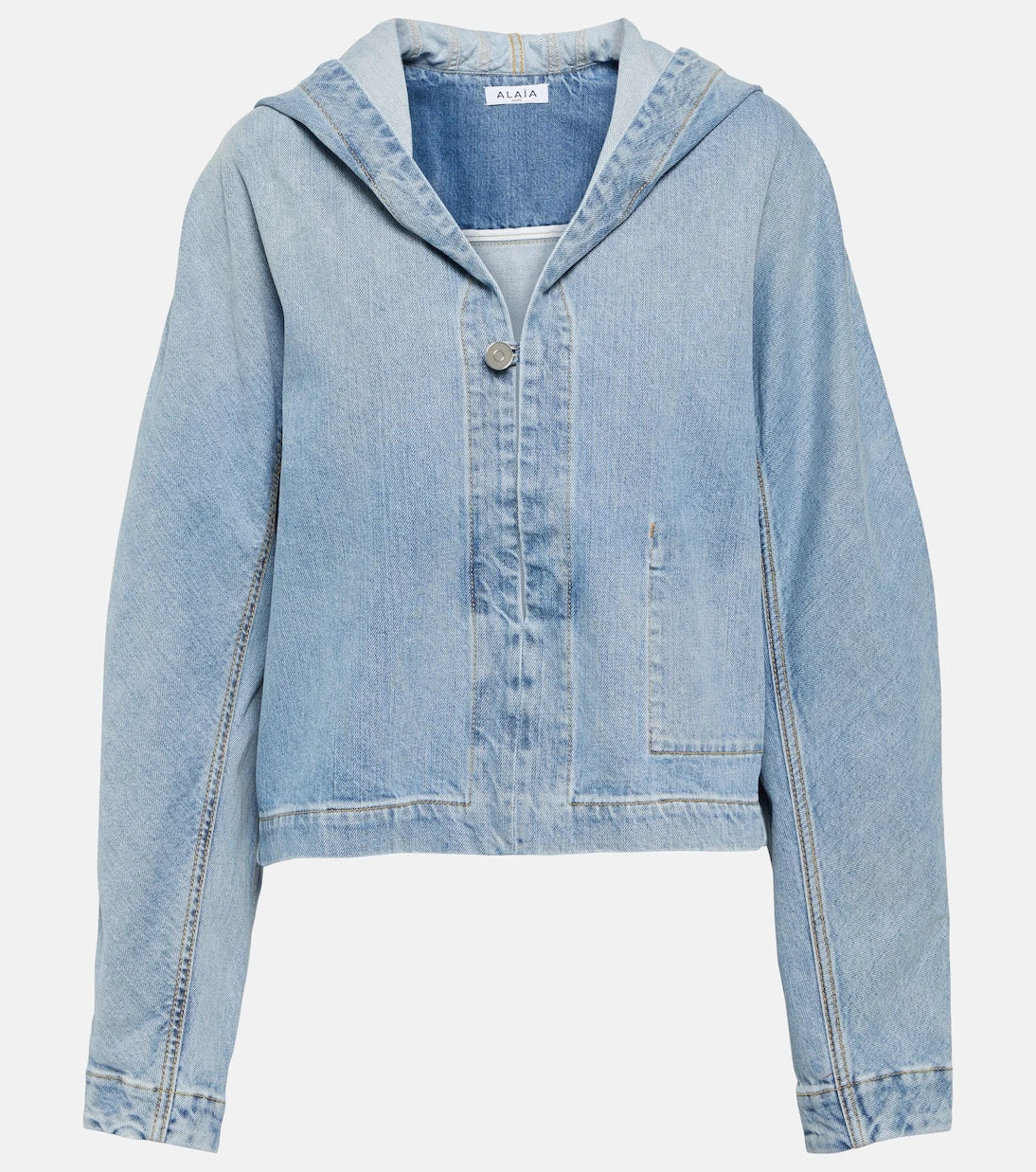 Alaïa - Cropped denim jacket