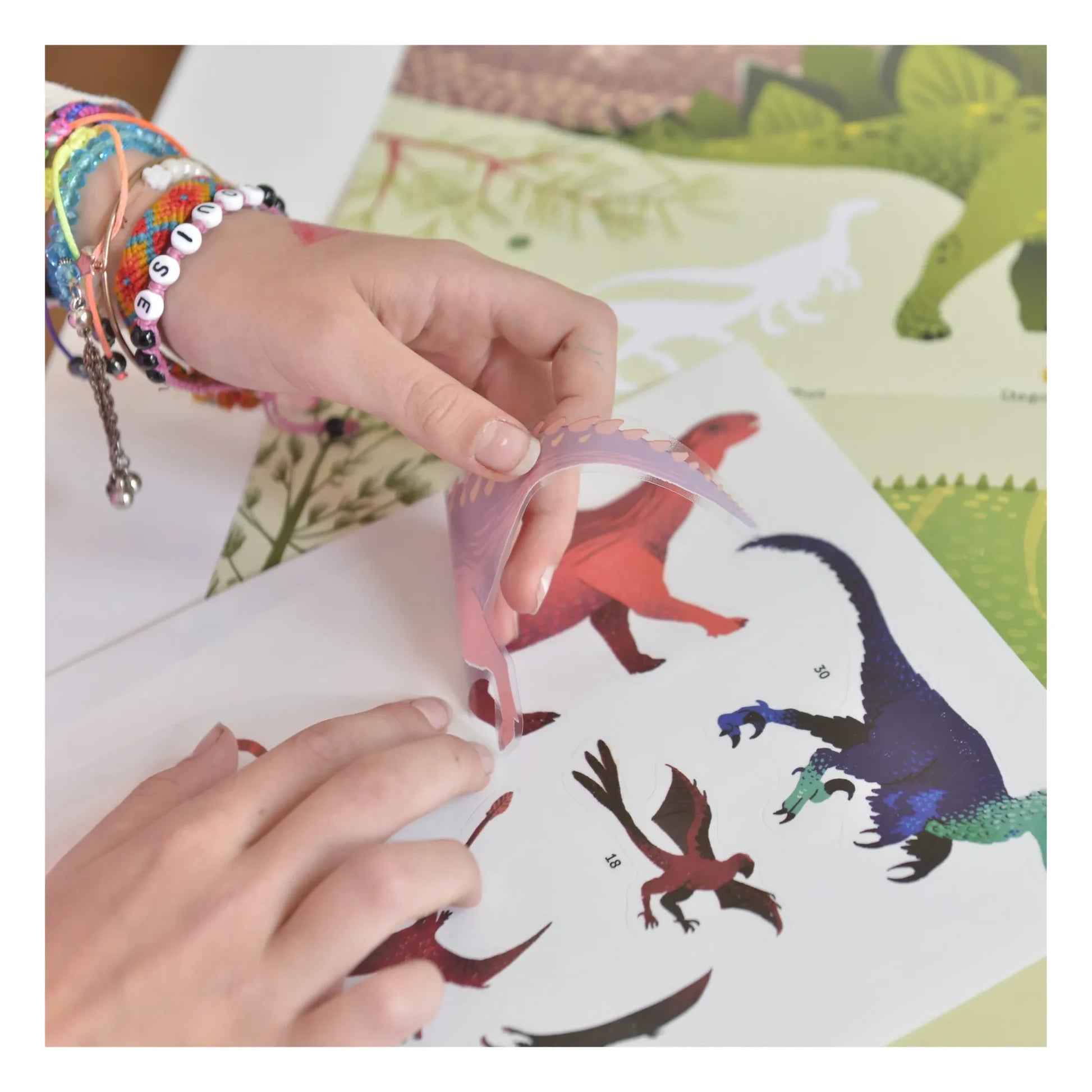 Poppik - Dinosaurs Sticker Poster