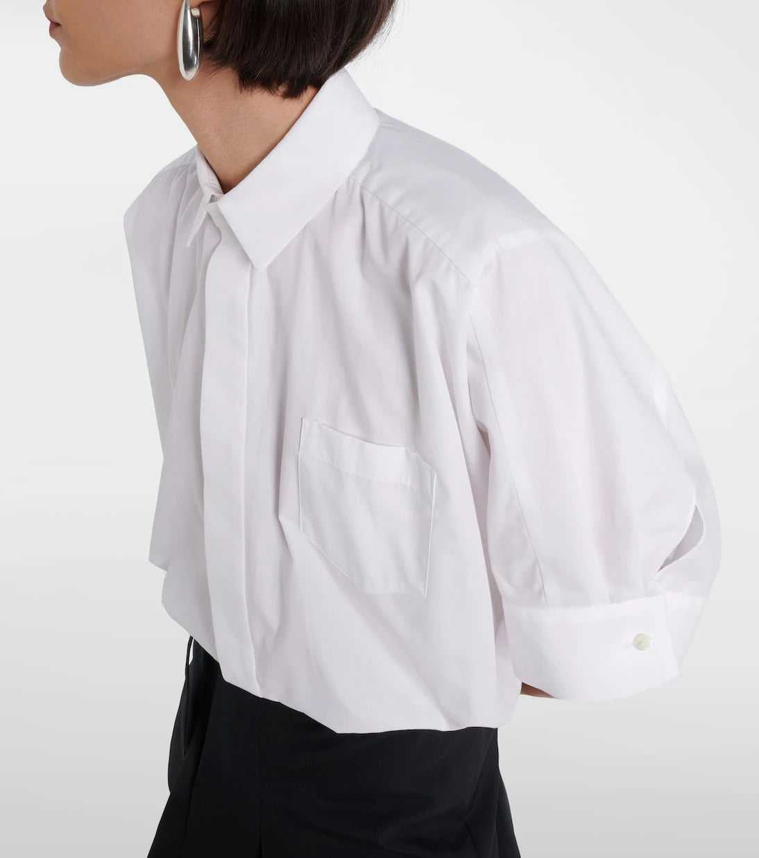 Sacai - Poplin minidress