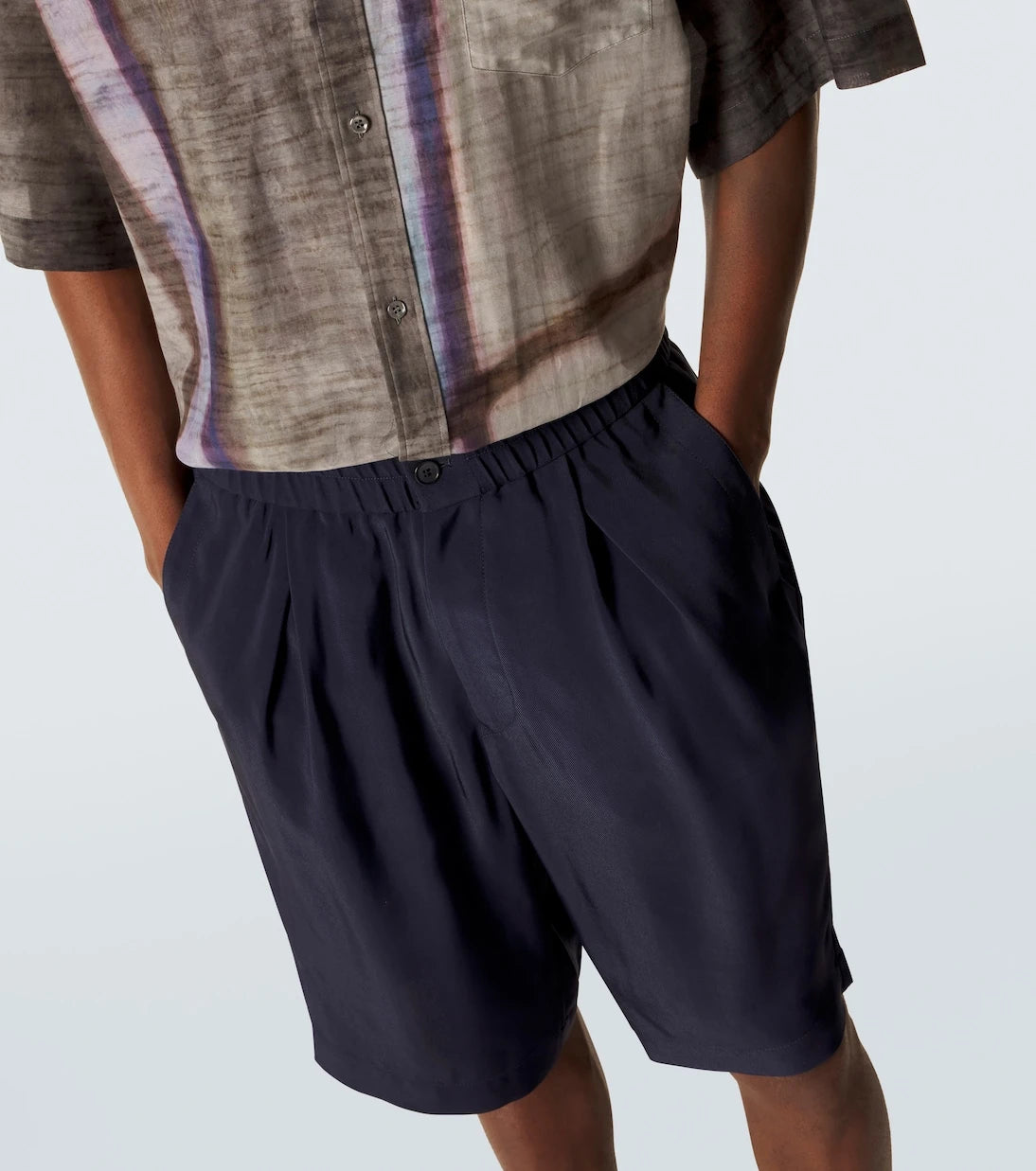 Giorgio Armani - Natté Bermuda shorts