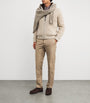 Fioroni Cashmere Beige Cashmere-Mink Bomber Jacket