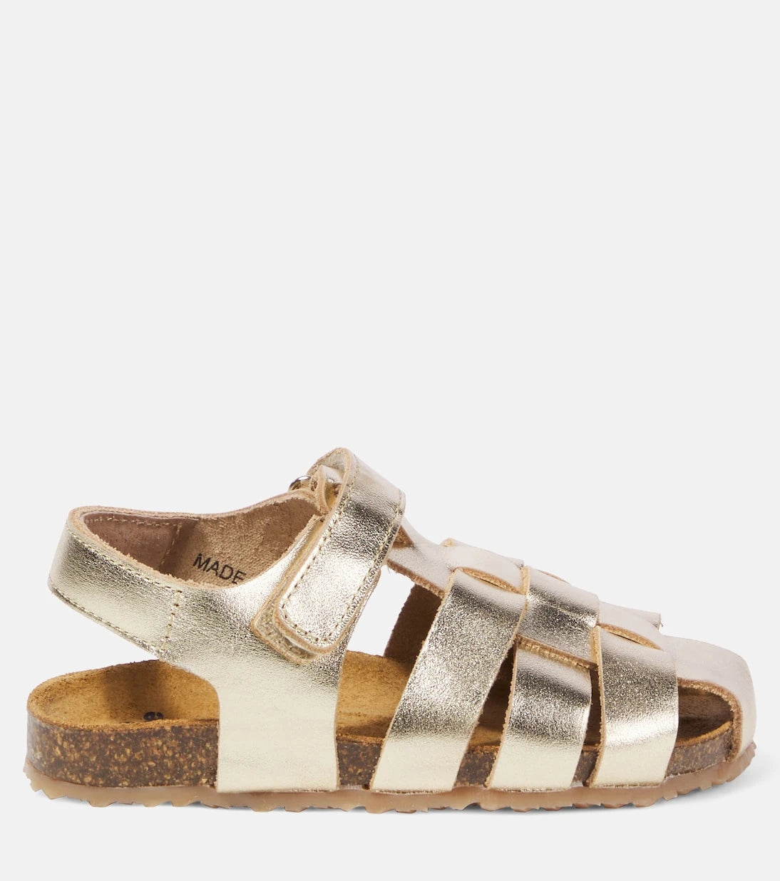 PèPè - Metallic leather sandals