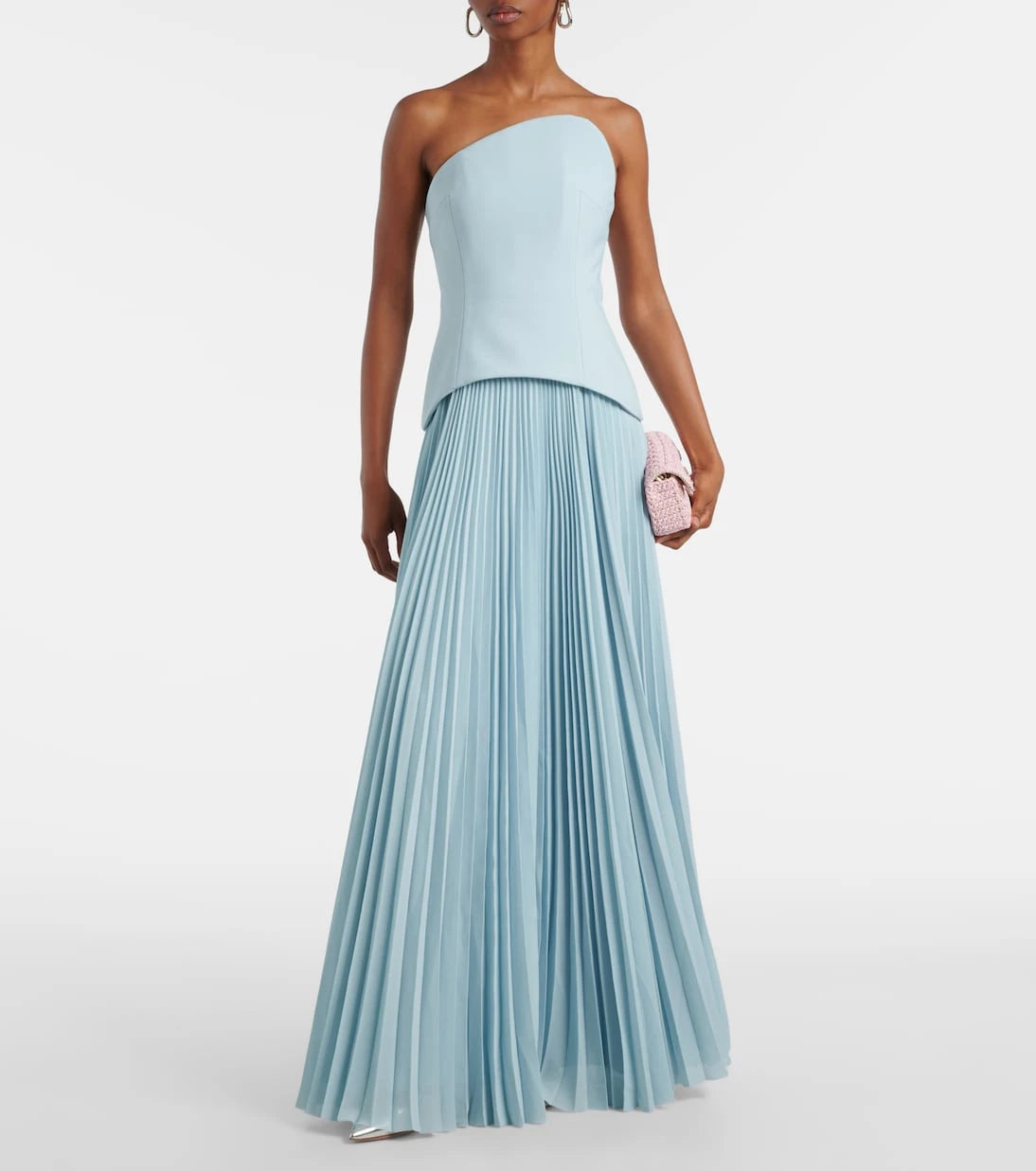 Solace London - Britt pleated gown