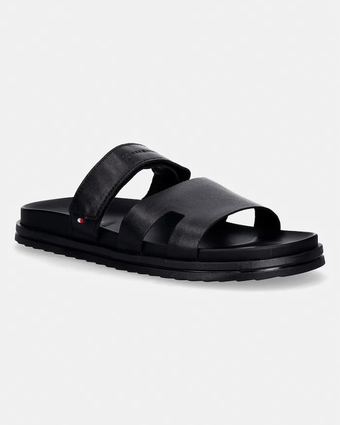 Tommy Hilfiger Erkek Deri Ayakkabı ADJUSTABLE PREMIUM LTH SANDAL