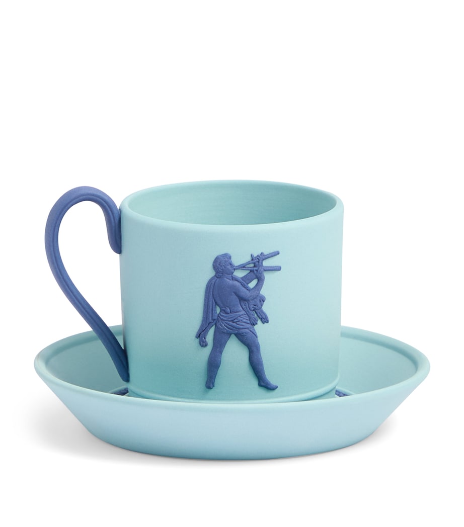 Jasper Bacchus Teacup and Saucer