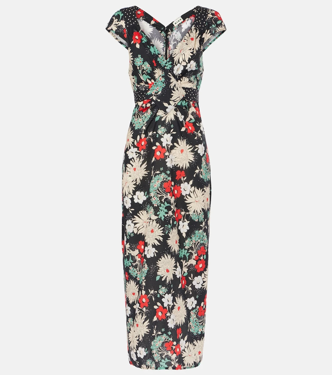Rixo - Carey floral cotton midi dress