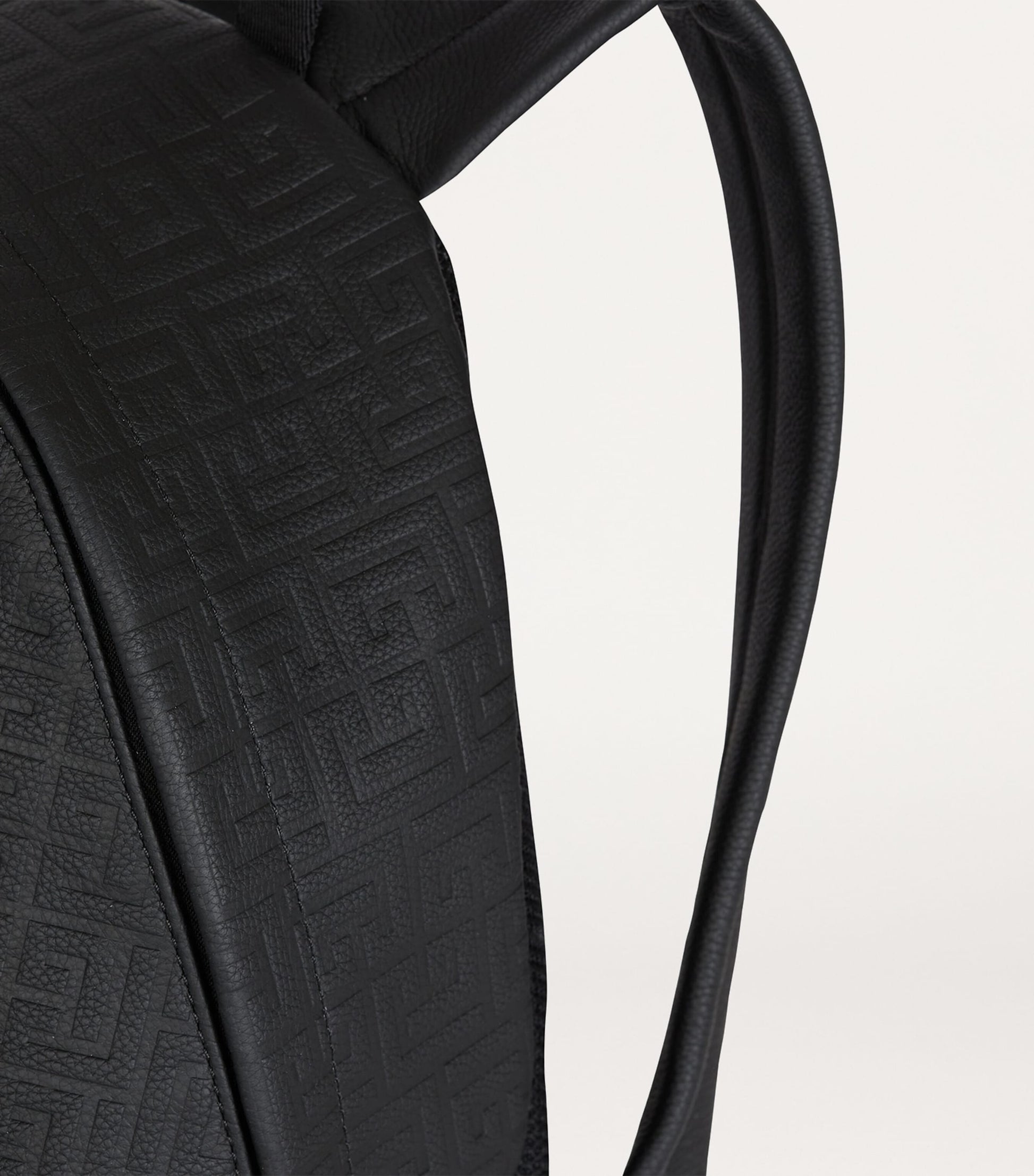 Balmain Leather PB Monogram Backpack