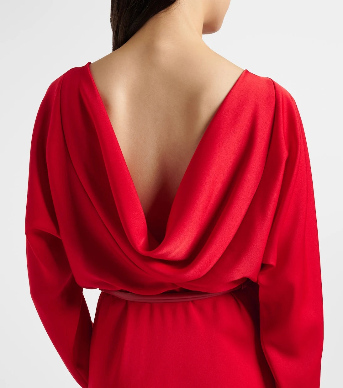 Max Mara - Draped satin gown