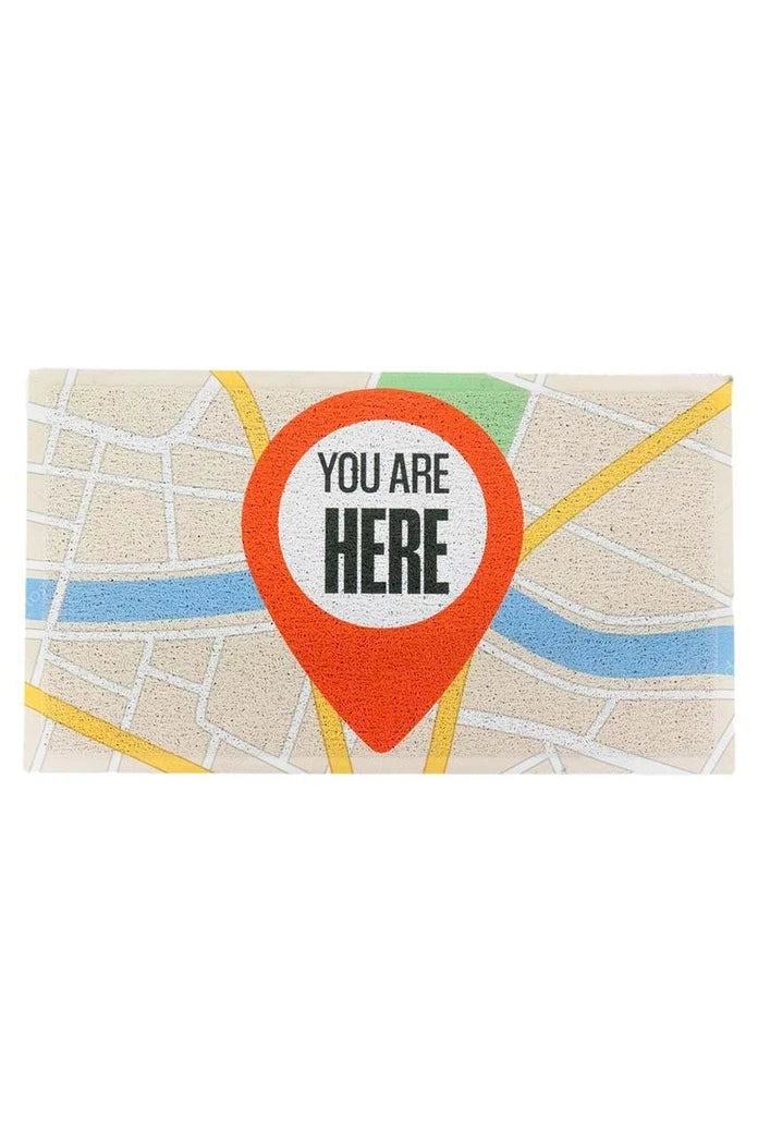 Изтривалка Artsy Doormats You Are Here 70 x 40 cm