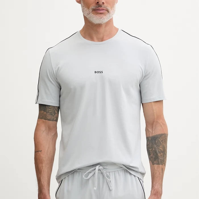 BOSS Erkek Ev Tişörtü Pamuk Elastanlı Unique T-Shirt