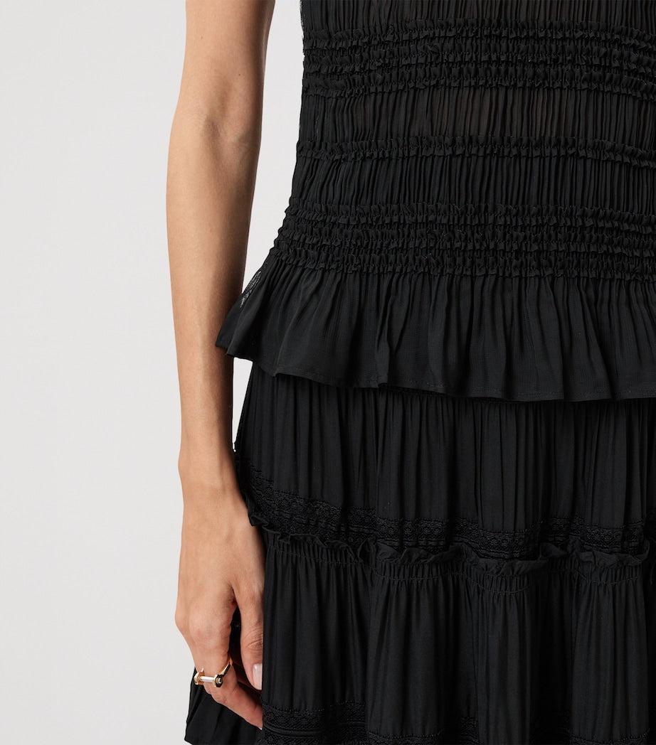 Shirred Marion Sleeveless Top