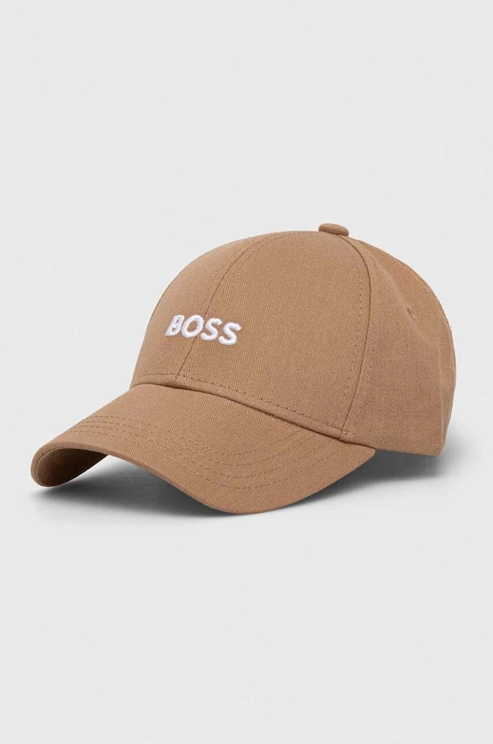 Памучна шапка с козирка BOSS Zed