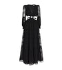 Alice+Olivia Black Patricia Tiered Maxi Dress
