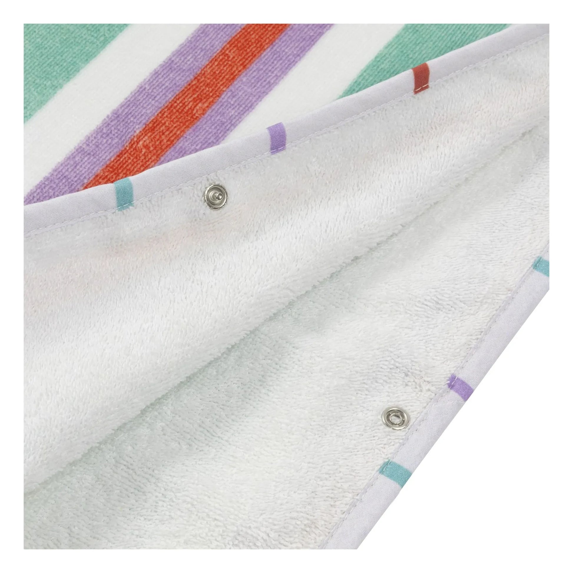 Jera Mini - Striped Towelling Bath Poncho