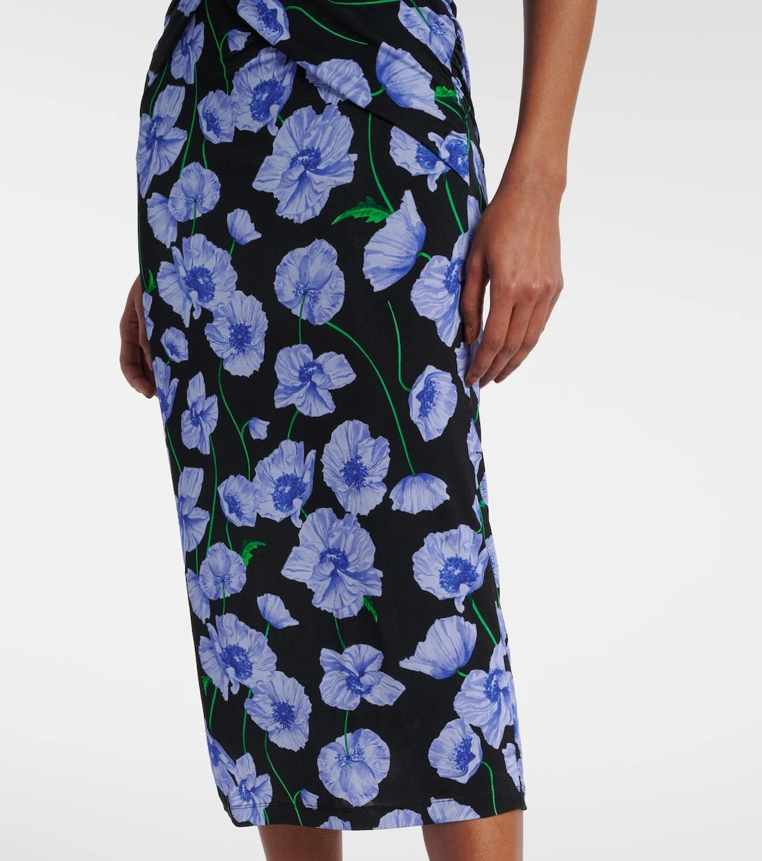 Carolina Herrera - Floral gathered midi dress