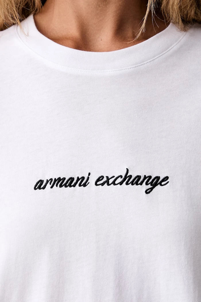 Armani Exchange kadın pamuklu tişört