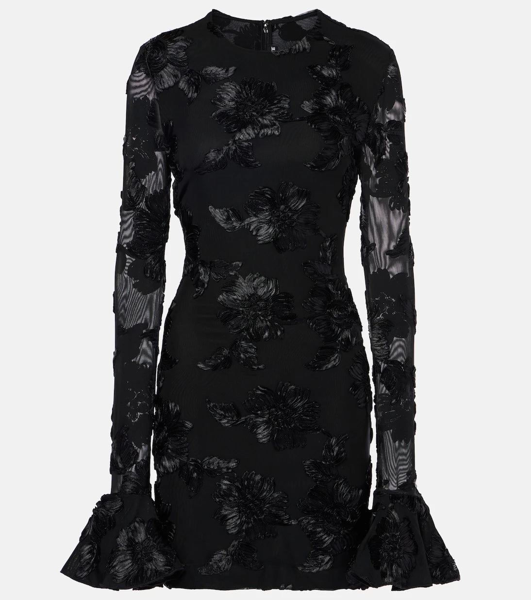 Rotate - Floral embroidered mesh minidress