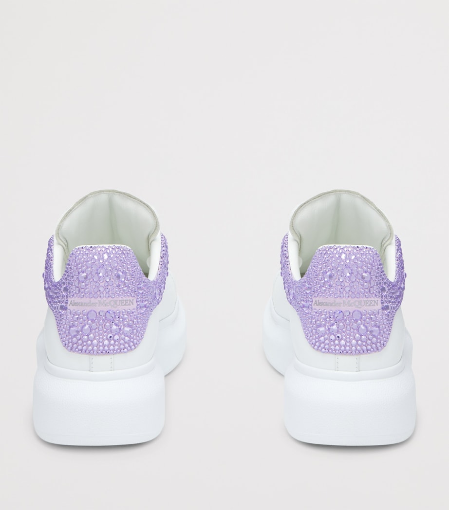 White Leather Oversized Sneakers