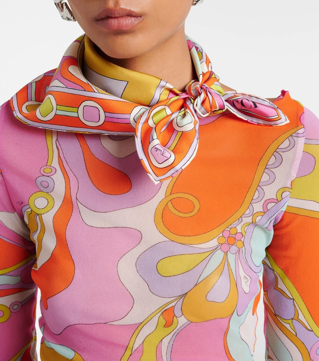 Pucci - Vivara silk twill scarf