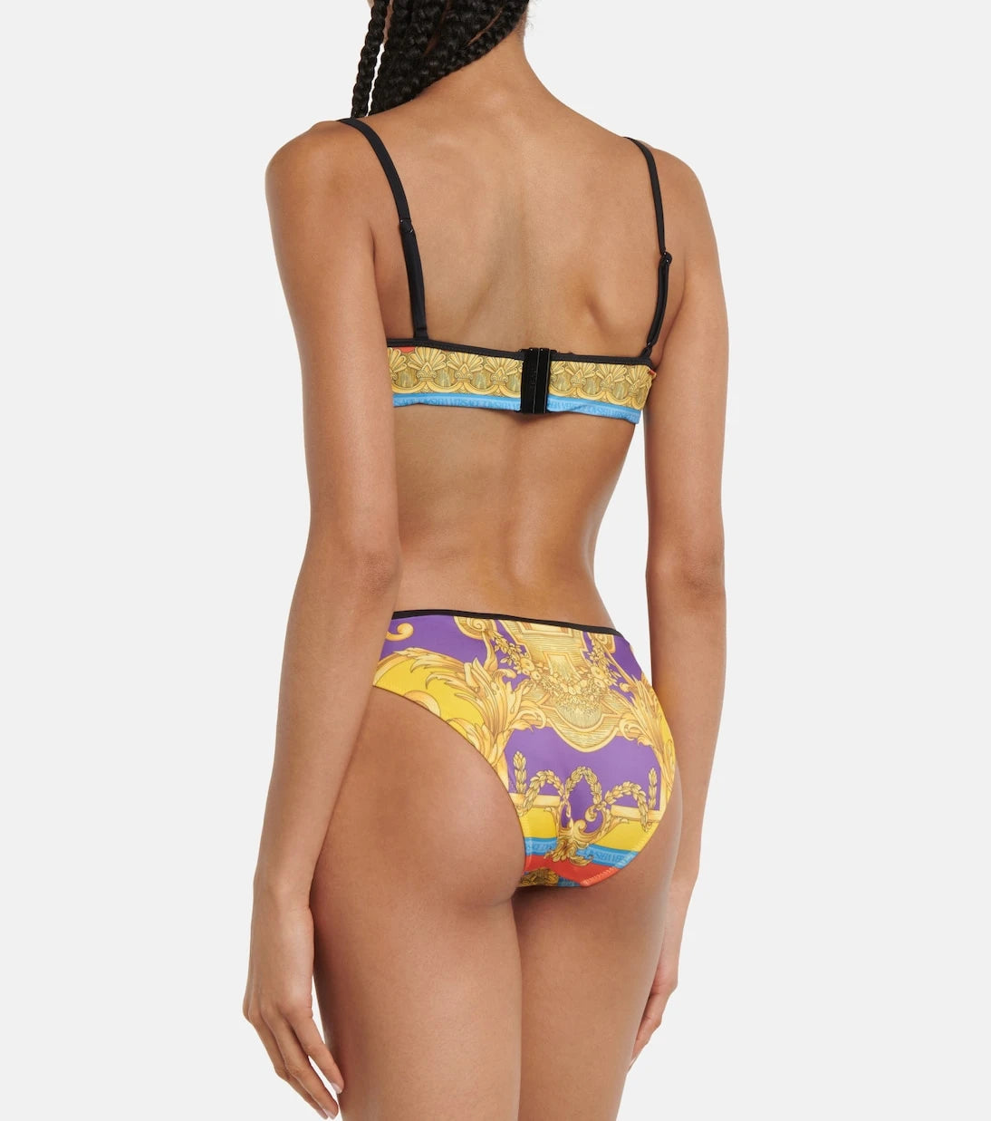 Versace - Printed balconette bikini top