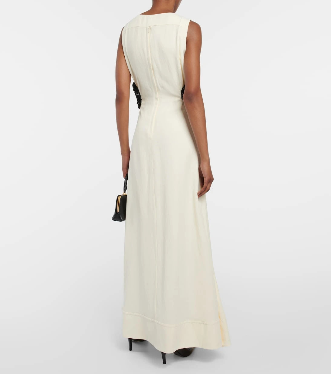 Jil Sander - Knotted cutout crêpe gown