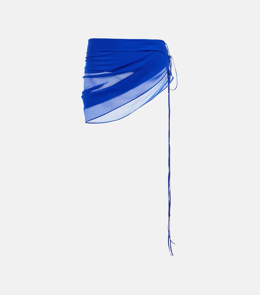 LaQuan Smith - Silk wrap mini skirt