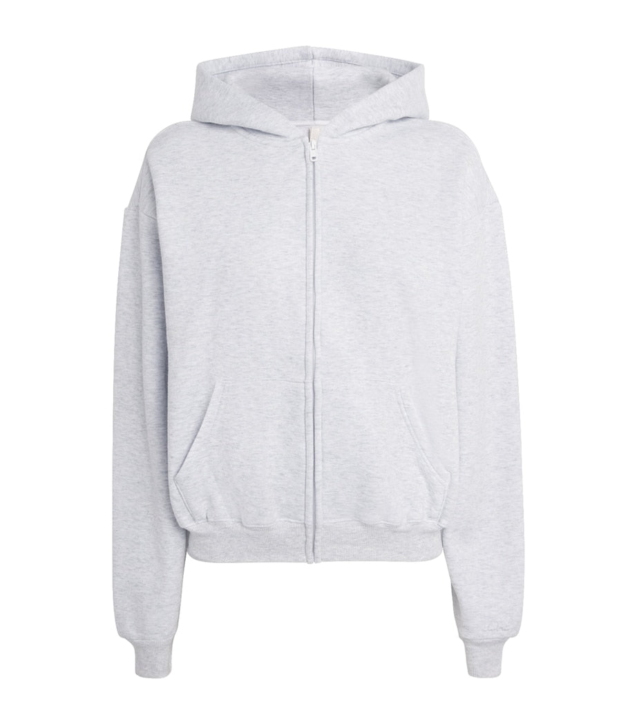 Cotton-Blend Fleece Classic Hoodie LIGHT HEATHER GREY