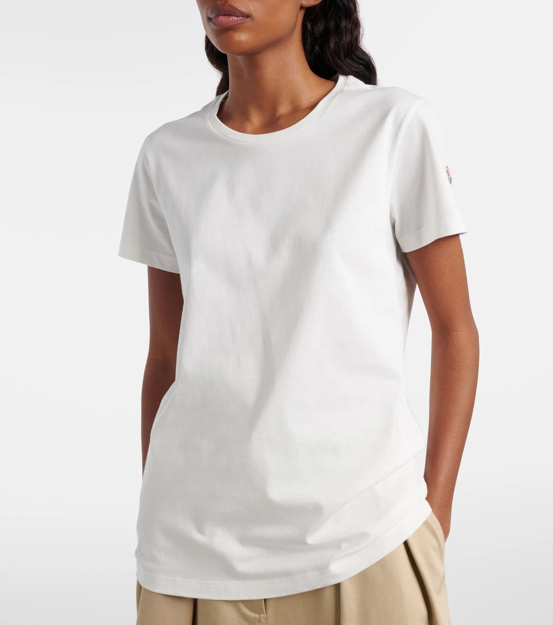 Moncler - Logo cotton jersey T-shirt