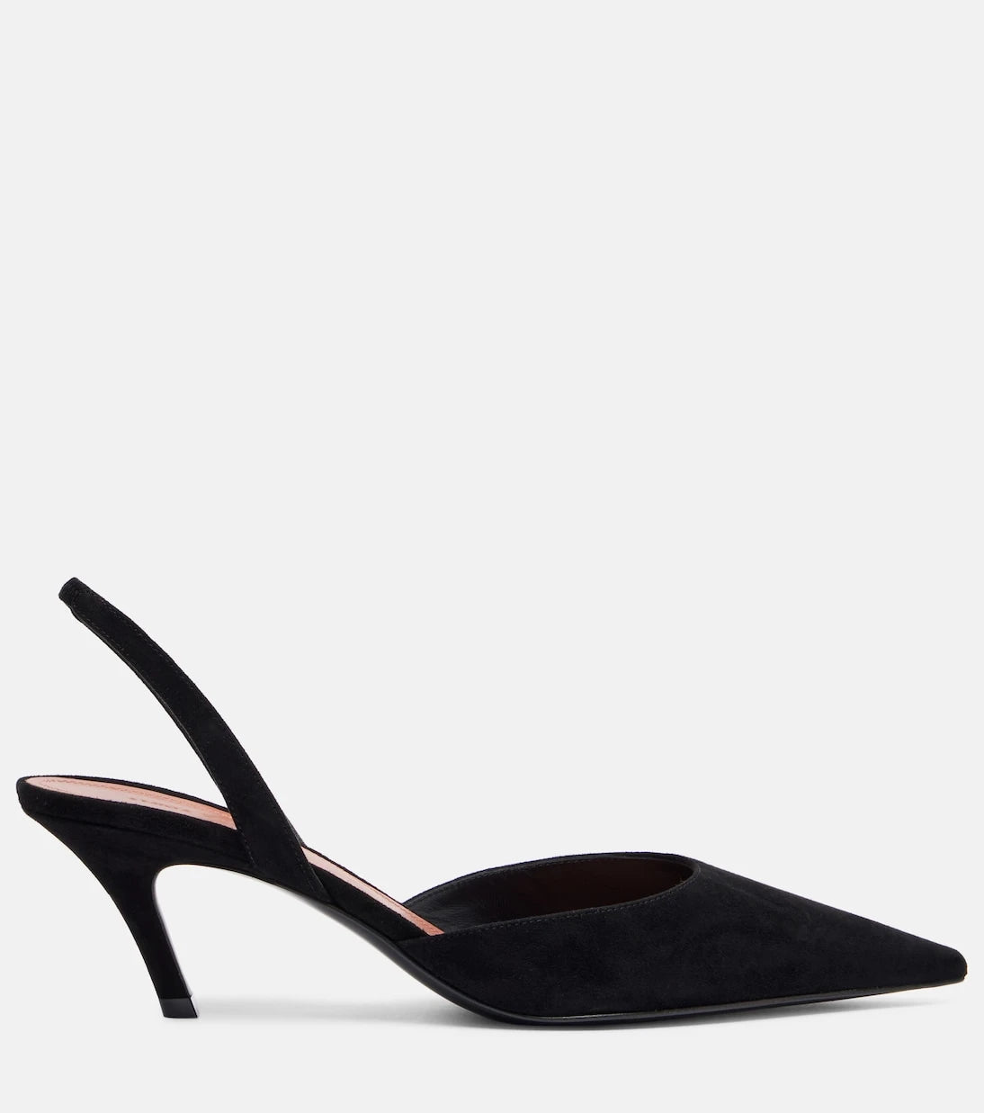 Amina Muaddi - Sofia 60 suede slingback pumps