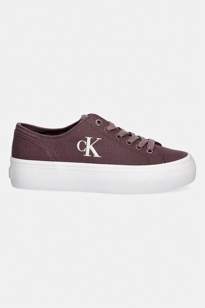 Calvin Klein Jeans VULC FLATFORM LOW CV MG kadın düşük spor ayakkabı