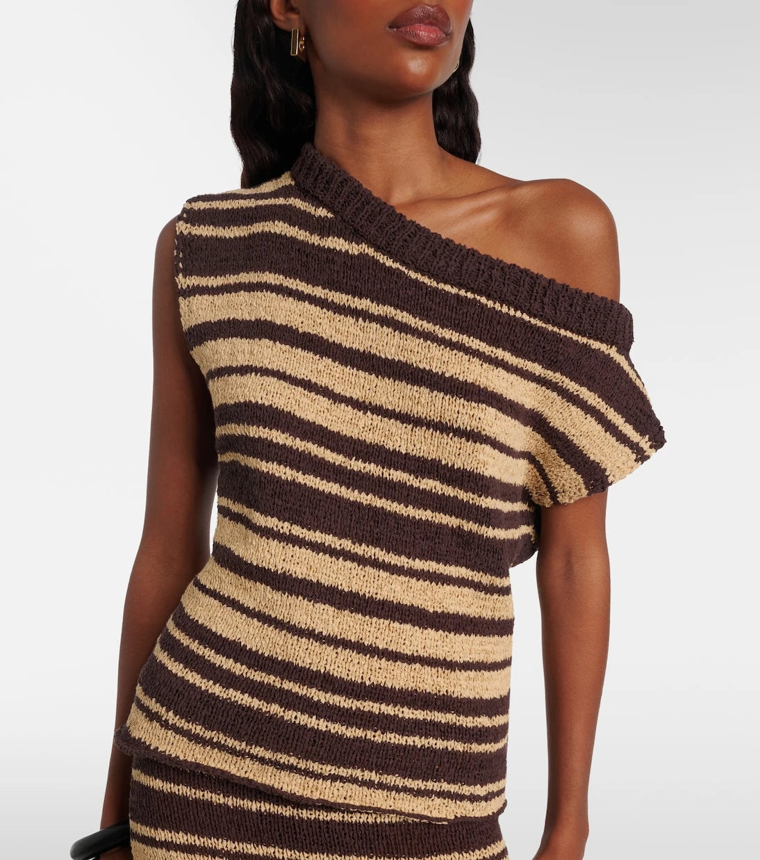 Faithfull - Micah striped cotton-blend top