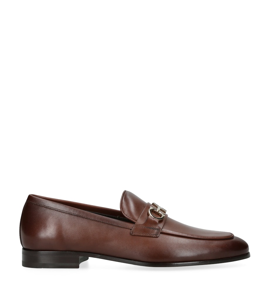 Salvatore Ferragamo Leather Balty Loafers