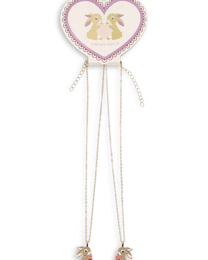 Konges Sløjd BUNNY BESTIE NECKLACE Çocuk Kolyesi (2 adet)