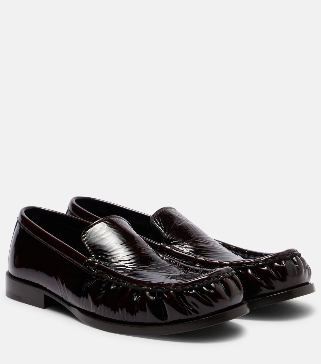 Dries Van Noten - Patent leather loafers