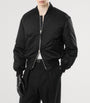 TOM FORD Black Silk Bomber Jacket