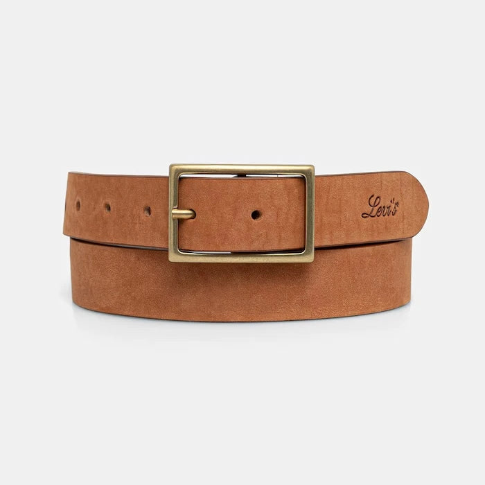 Кожен колан Levi's RECTANGLE BUCKLE