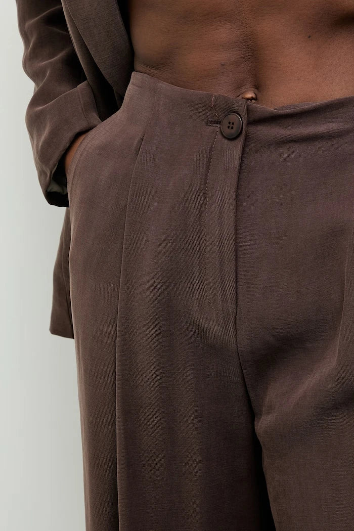 Answear.LAB Kadın viskозalı paperbag pantolon