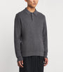 Cotton-Cashmere Oban Polo Sweater