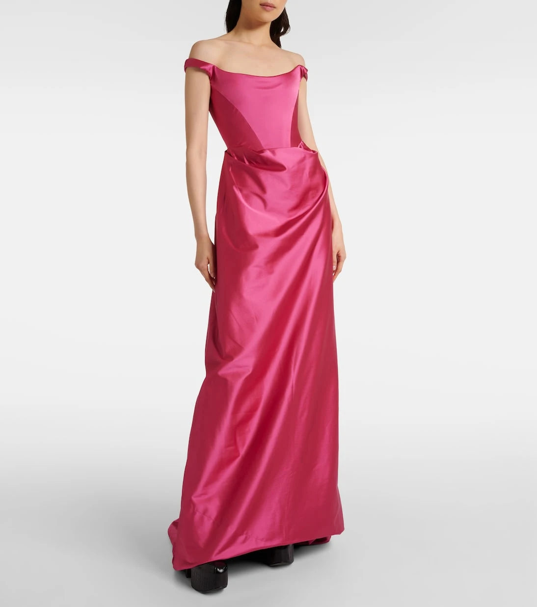 Vivienne Westwood - Crêpe satin corset gown