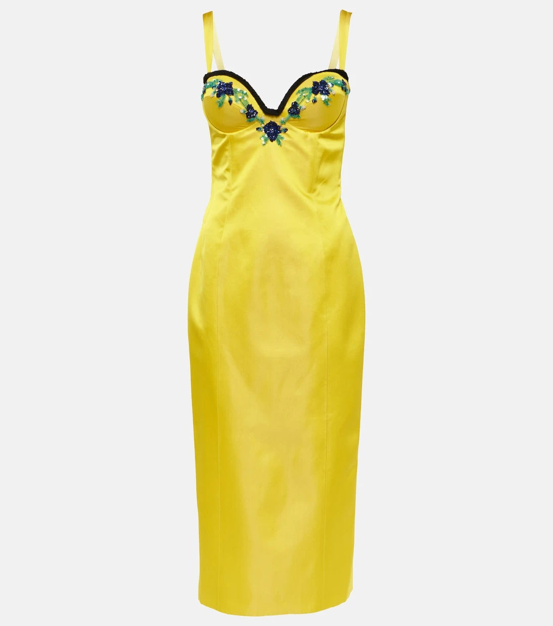 Miss Sohee - Iris embellished velvet midi dress