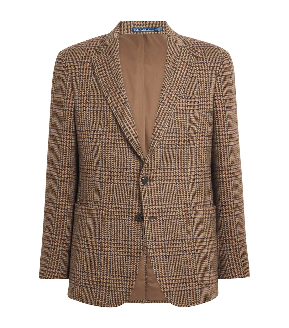 Polo Ralph Lauren Brown Wool Glen Plaid Blazer
